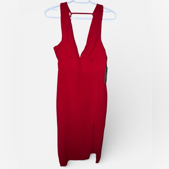 Lulus Dresses & Skirts - NWT Lulus Red Bodycon Midi Dress Small